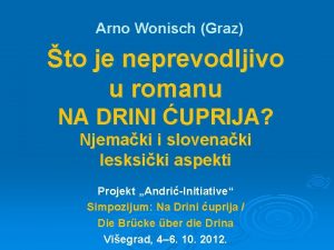 Arno Wonisch Graz to je neprevodljivo u romanu