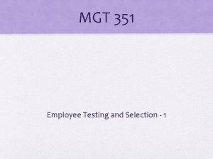 Mgt 351 nsu course outline