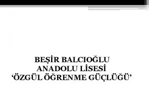 BER BALCIOLU ANADOLU LSES ZGL RENME GL Literatrde