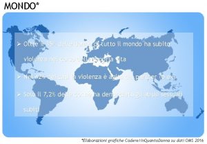 MONDO Oltre il 35 delle donne di tutto