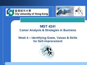 MGT 4241 Career Analysis Strategies in Business Week