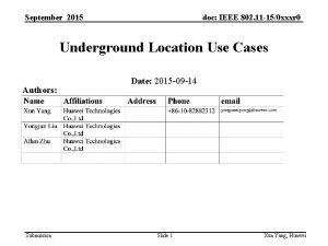 September 2015 doc IEEE 802 11 150 xxxr