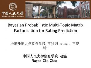 Bayesian Probabilistic MultiTopic Matrix Factorization for Rating Prediction