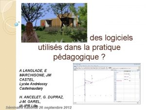 Quelle pertinence des logiciels utiliss dans la pratique