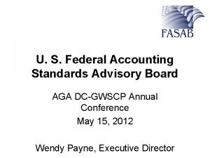 U S Federal Accounting Standards Advisory Board AGA
