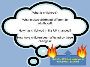 Social construction of childhood