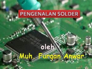 Pengertian solder