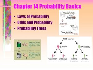 Chapter 14 Probability Basics Laws of Probability Odds
