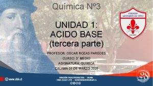 Qumica N 3 UNIDAD 1 ACIDO BASE tercera