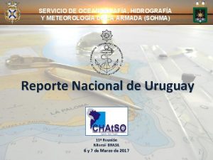 SERVICIO DE OCEANOGRAFA HIDROGRAFA Y METEOROLOGA DE LA