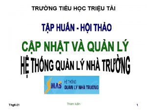 TRNG TIU HC TRIU TI Thg 6 21