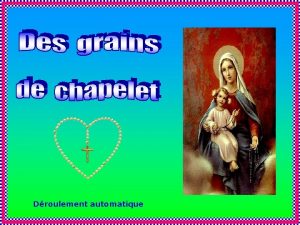 Droulement automatique Des grains de chapelet Qui tournent