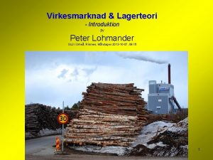 Peter lohmander