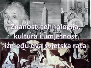 Nauka tehnika i kultura između dva svjetska rata