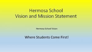 Mission statement examples