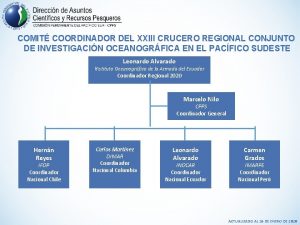 COMIT COORDINADOR DEL XXIII CRUCERO REGIONAL CONJUNTO DE