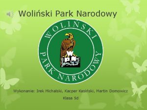 Woliński park narodowy prezentacja