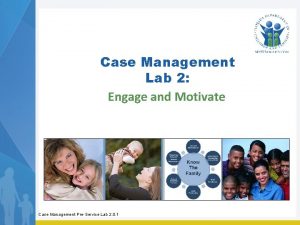 Case Management Lab 2 Engage and Motivate Case