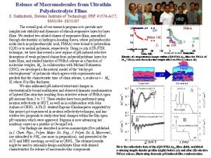 Release of Macromolecules from Ultrathin Polyelectrolyte Films S