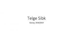 Telge Sibk Ssong 20182019 Matcher Flickor Rd C