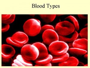 Blood Types Codominance When two or more alleles