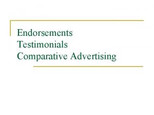 Endorsements Testimonials Comparative Advertising Is the Kyle Petty