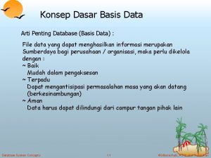 Konsep Dasar Basis Data Arti Penting Database Basis