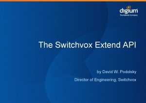 Switchvox api