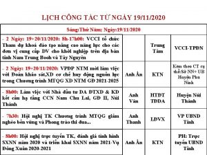 LCH CNG TC T NGY 19112020 Sng Th