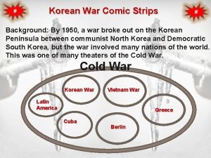 Korean War Comic Strips Background By 1950 a