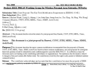 Nov 2008 doc IEEE 802 15 08 0813