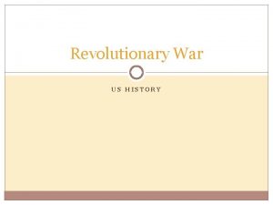 Revolutionary War US HISTORY Patriots vs Loyalists Farmer