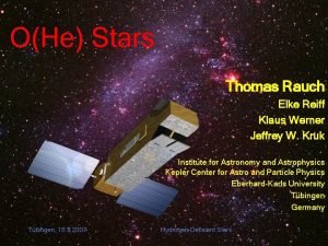 OHe Stars Thomas Rauch Elke Reiff Klaus Werner