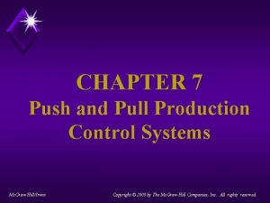 Push and pull chapter 7
