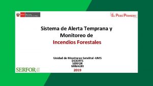 Sistema de Alerta Temprana y Monitoreo de Incendios