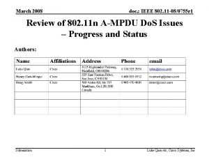 March 2008 doc IEEE 802 11 080755 r