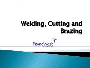 Welding Cutting and Brazing Compressed Gases Covered in