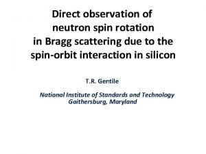 Direct observation of neutron spin rotation in Bragg
