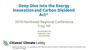 Deep Dive into the Energy Innovation and Carbon