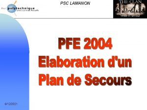 PSC LAMANON 6122021 PSC LAMANON Sommaire I Introduction