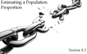 Estimating a Population Proportion Section 8 2 Conditions
