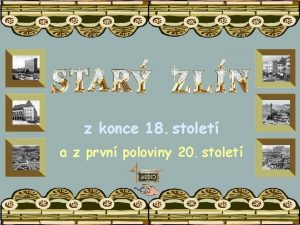 z konce 18 stolet a z prvn poloviny