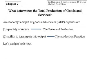 Brief Principles of MacroeconomicsN Gregory Mankiw Sixth Edition