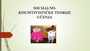 Socijalno kognitivni pristup