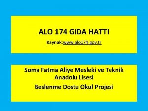 Alo 174 afiş Alo 174 afiş