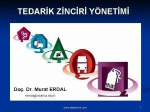 TEDARK ZNCR YNETM Do Dr Murat ERDAL merdalistanbul