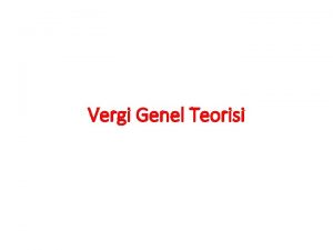 Vergi Genel Teorisi Verginin Tarihi Geliimi Vergi devletin