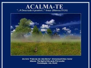 Acalmate