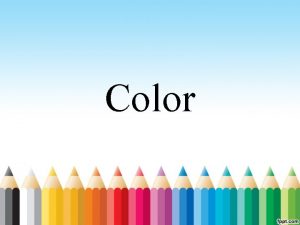 Colors associated with time Colors associated with time