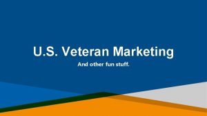 Veteran market segmentation